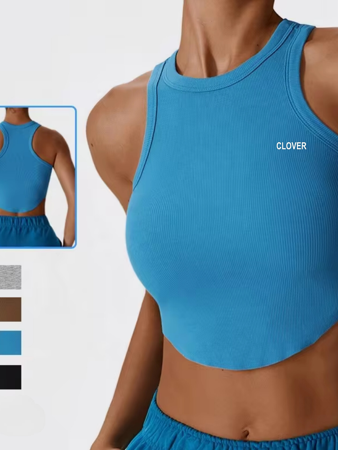 Square - Top crop sin mangas 5