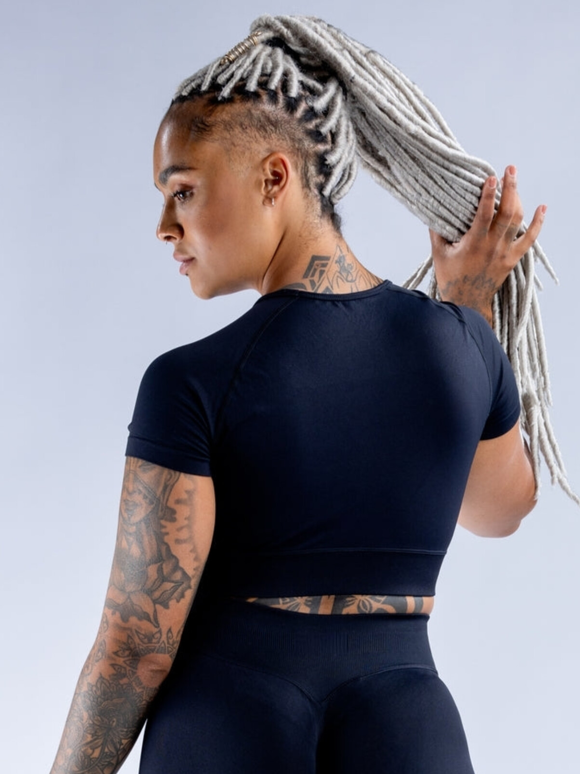 Peach - T-shirt crop top manga corta 3