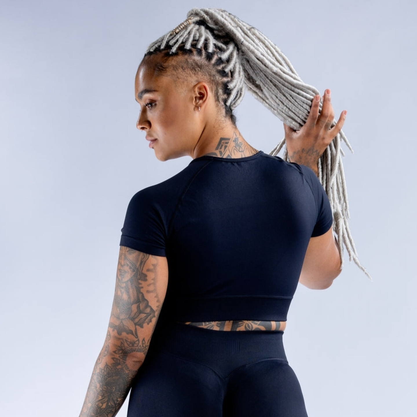 Peach - T-shirt crop top manga corta 3