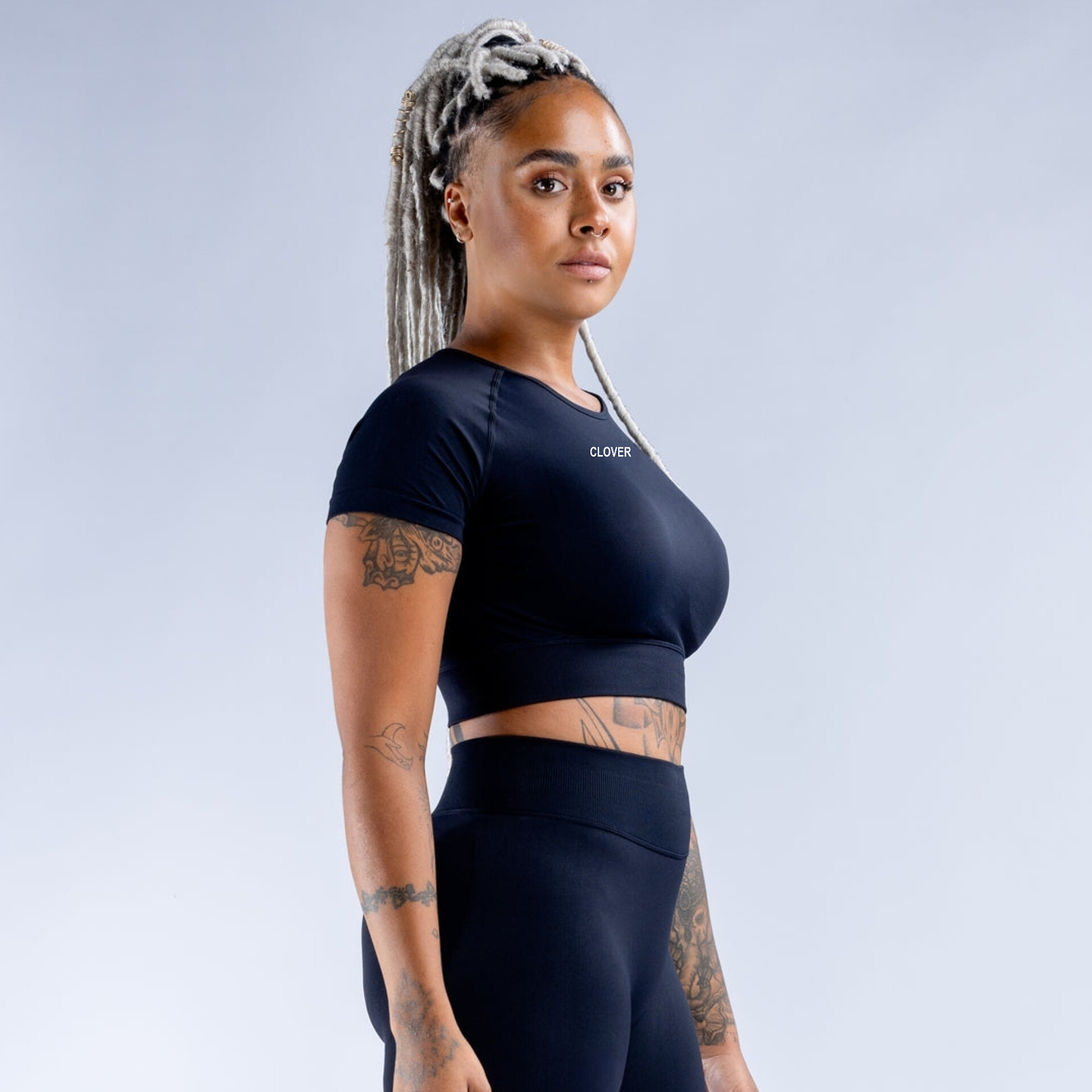 Peach - T-shirt crop top manga corta 4