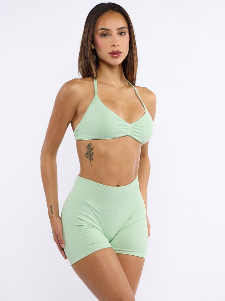 Peach - Short cortos con scrunch  14