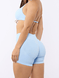 Peach - Short cortos con scrunch  - Miniatura 5