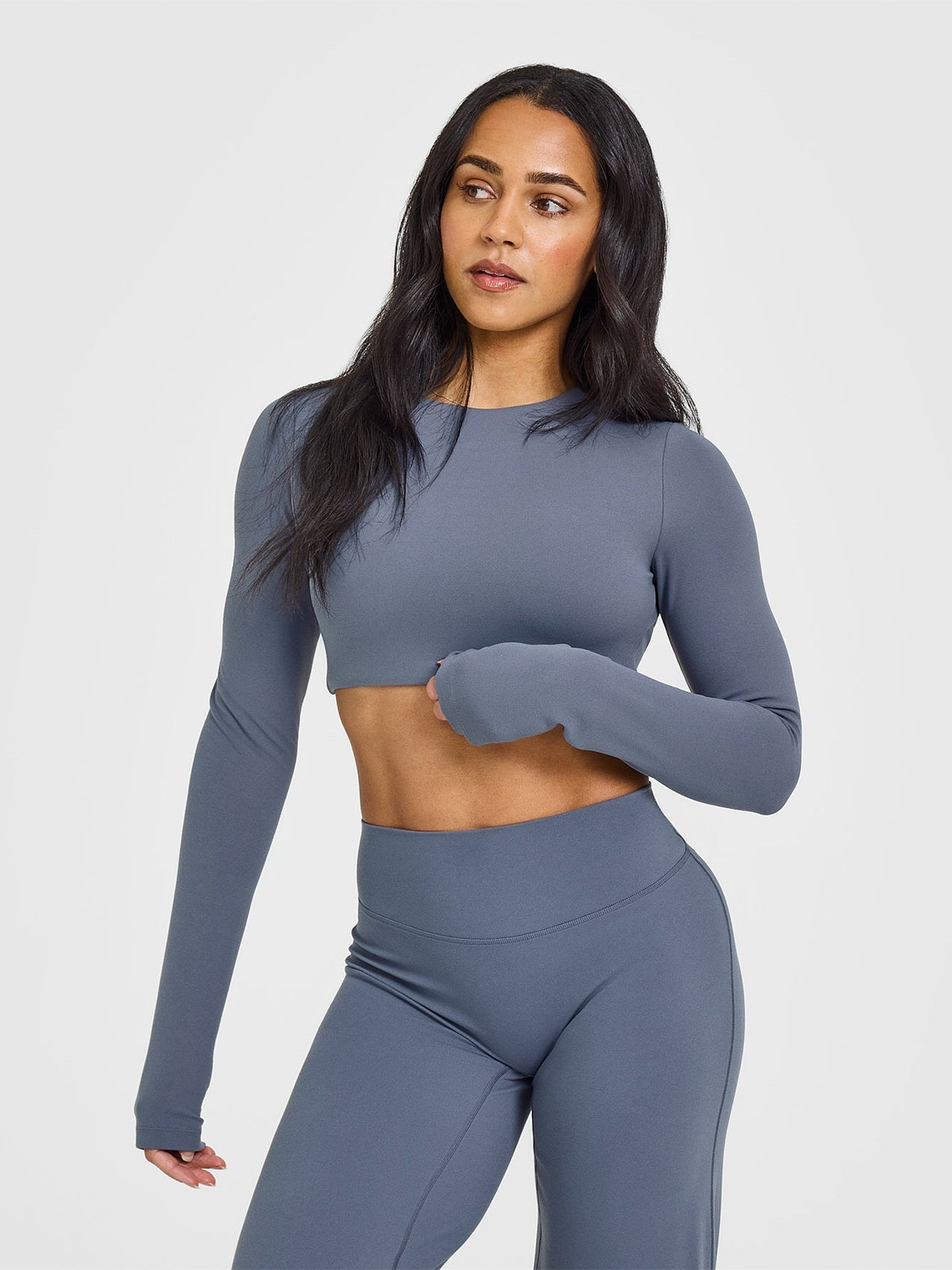 Motion - Top manga larga apertura circular 3