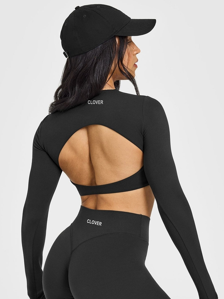 Motion - Top manga larga apertura circular 1