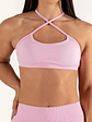 Peach - Sport bra flex tiras removibles - thumbnail 2
