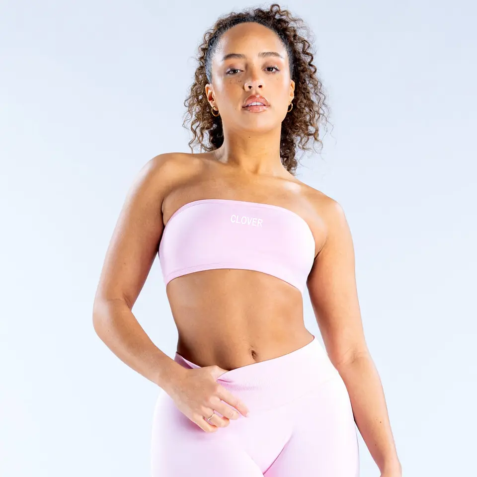Peach - Bandeau Top Backless Fit 2