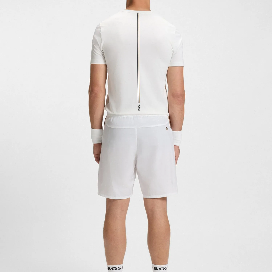 SHORTS DEPORTIVOS DE TENIS EN TEJIDO ELÁSTICO CON CONTROL DE LA HUMEDAD SHORTS REGULAR FIT HOMBRE 2