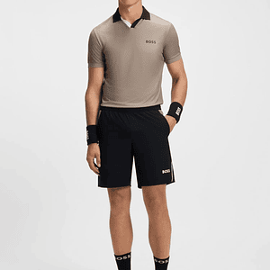 SHORTS DEPORTIVOS DE TENIS EN TEJIDO ELÁSTICO CON CONTROL DE LA HUMEDAD SHORTS REGULAR FIT HOMBRE