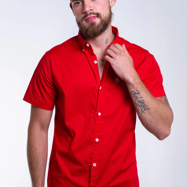 Camisa Hombre Manga Corta Penguin 4