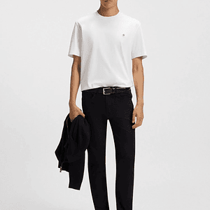 CAMISETA REGULAR FIT DE ALGODÓN CON MONOGRAMA DOUBLE B PLAYERA REGULAR FIT HOMBRE