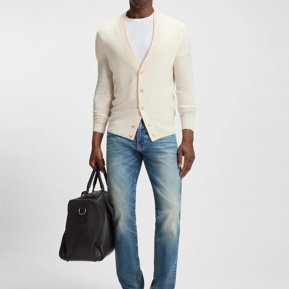 JEANS SLIM FIT CON DETALLE DE LOGO ICÓNICO HOMBRE 1