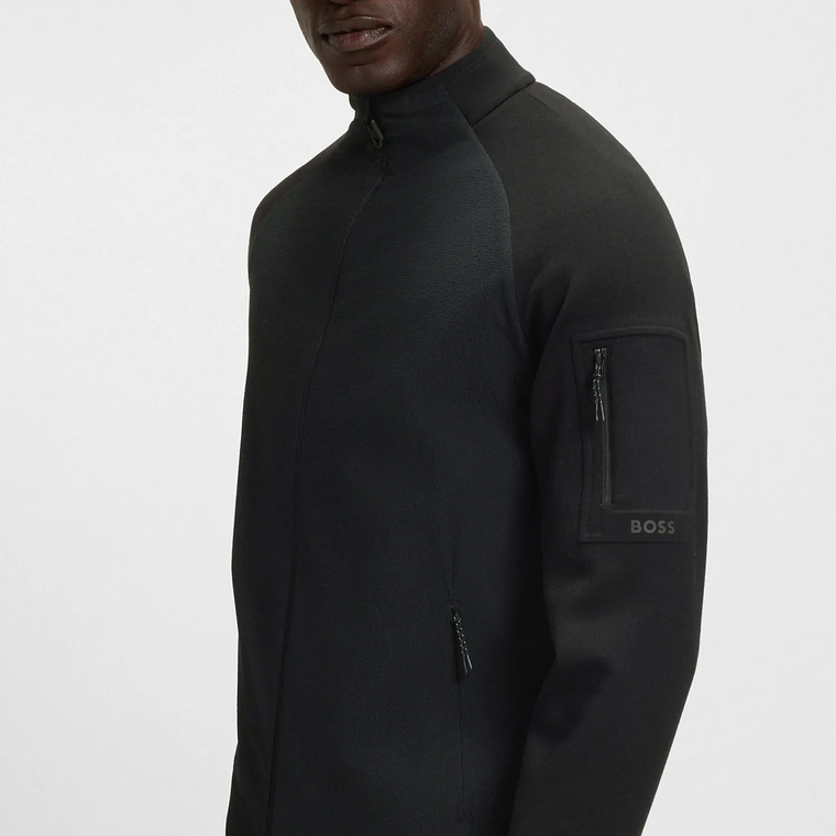 SUDADERA REGULAR FIT CON CREMALLERA Y DETALLES REFLECTANTES DECORATIVOS SUDADERA REGULAR FIT HOMBRE 3