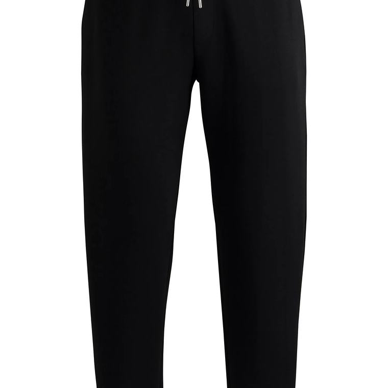 PANTALONES DE CHÁNDAL DE ALGODÓN CON LOGO APILADO PANTALONES RELAXED FIT HOMBRE 1