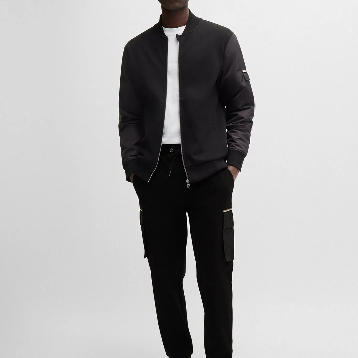 PANTALONES DE SUDADERA REGULAR FIT DE ALGODÓN CON BOLSILLOS EN CONTRASTE HOMBRE 3