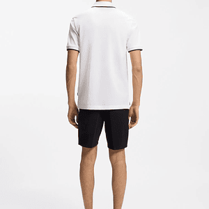 POLO DE PIQUÉ DE ALGODÓN CON DETALLES EN CONTRASTE POLO REGULAR FIT HOMBRE