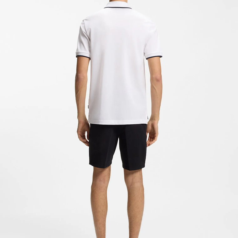 POLO DE PIQUÉ DE ALGODÓN CON DETALLES EN CONTRASTE POLO REGULAR FIT HOMBRE 2