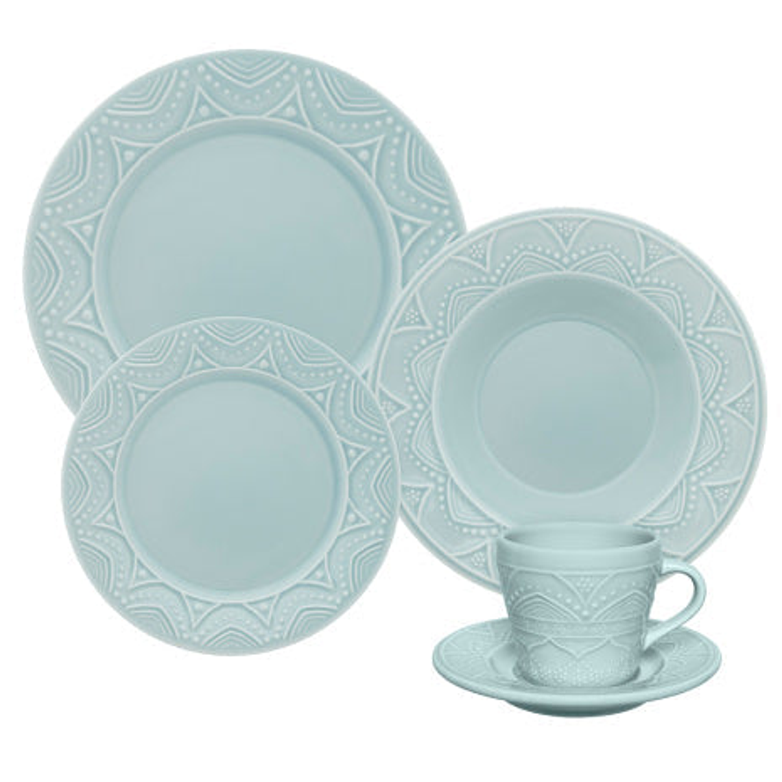 Vajilla Essence 4 Puestos 20 Piezas / Oxford 1