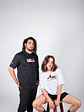 Camiseta bordada - Ángel caído - Miniatura 1