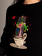 Camiseta bordada - Un Café con Arco - Miniatura 3