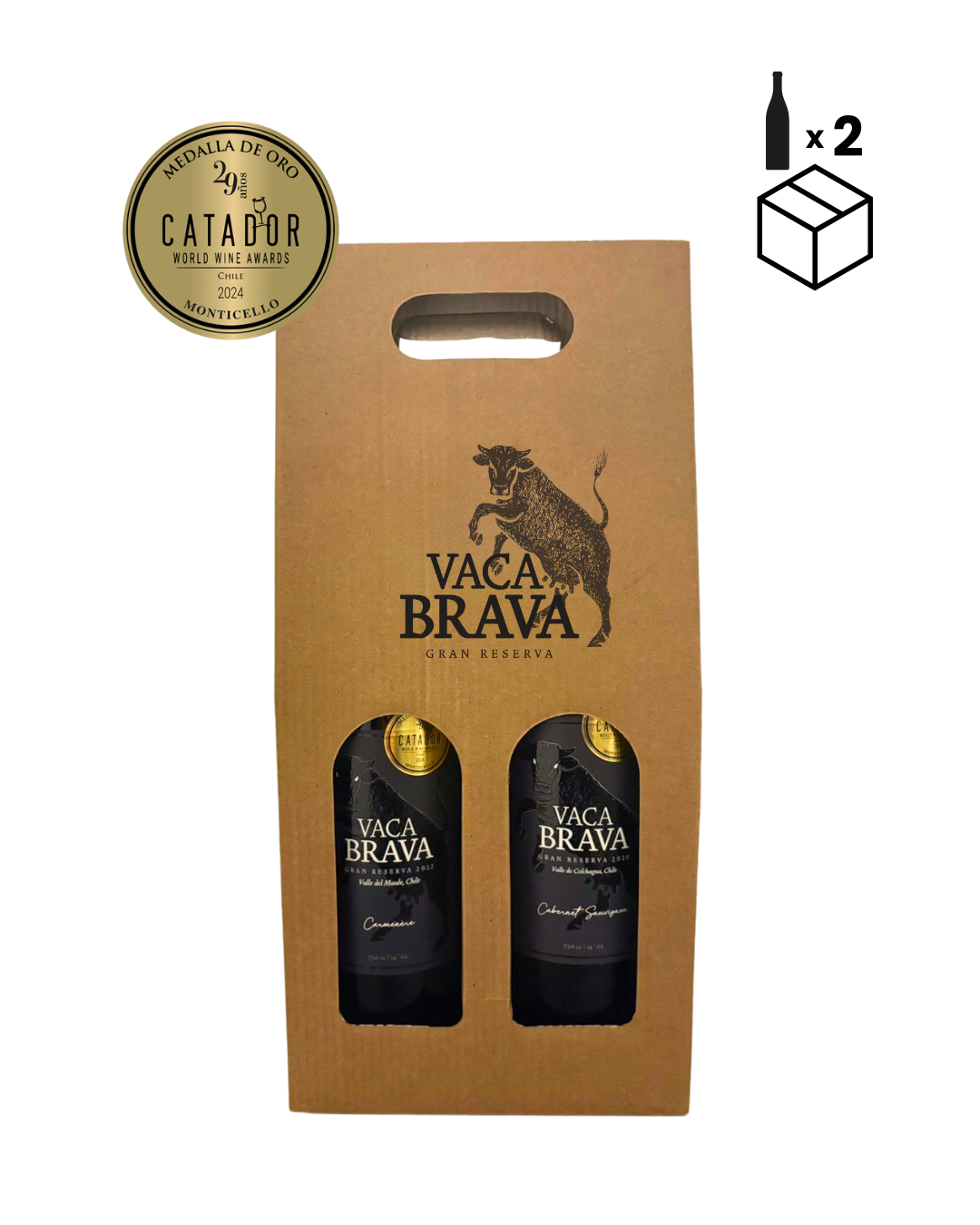 Dúo Vaca Brava Gran Reserva Cabernet Sauvignon y Carmenere 1