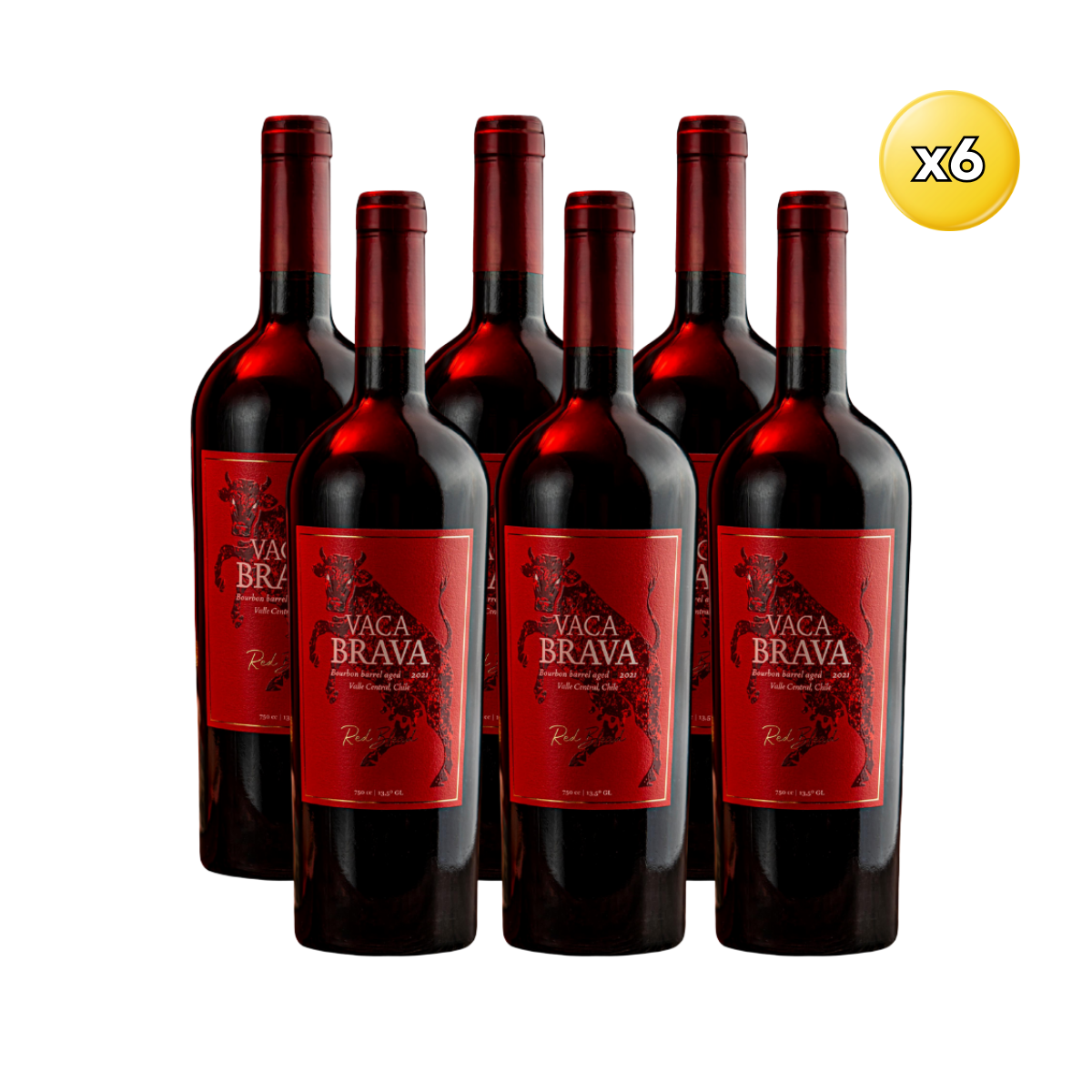 Vaca Brava Red Blend - Caja 6 Unidades 1