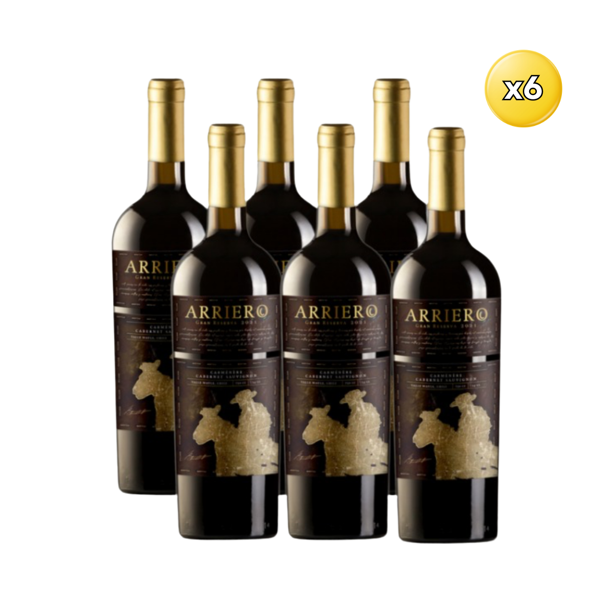 Arriero Gran Reserva Carmenere - Caja 6 Unidades 1