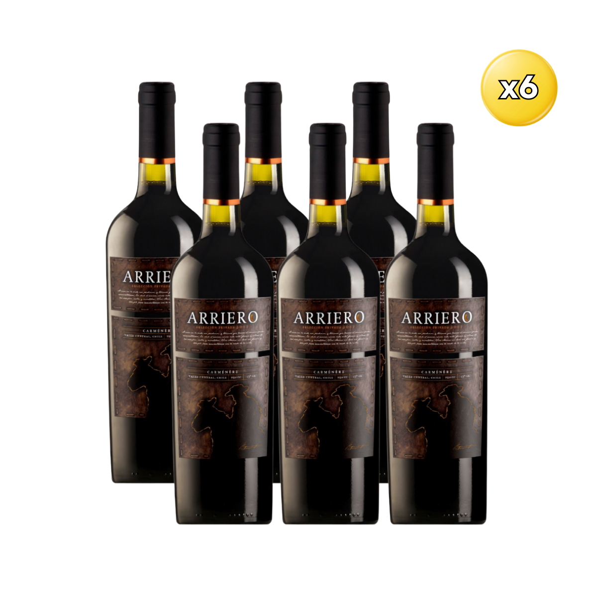Arriero Seleccion Privada Carmenere - Caja 6 Unidades 1