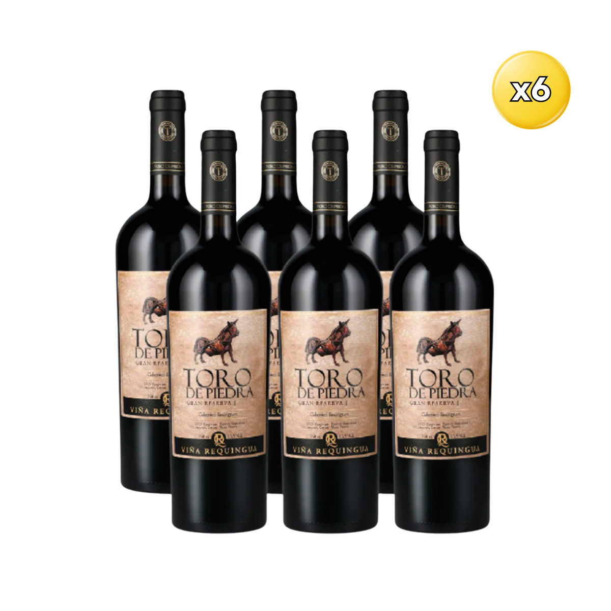 Toro de Piedra Gran Reserva Cabernet Sauvignon - Caja 6 Unidades 1