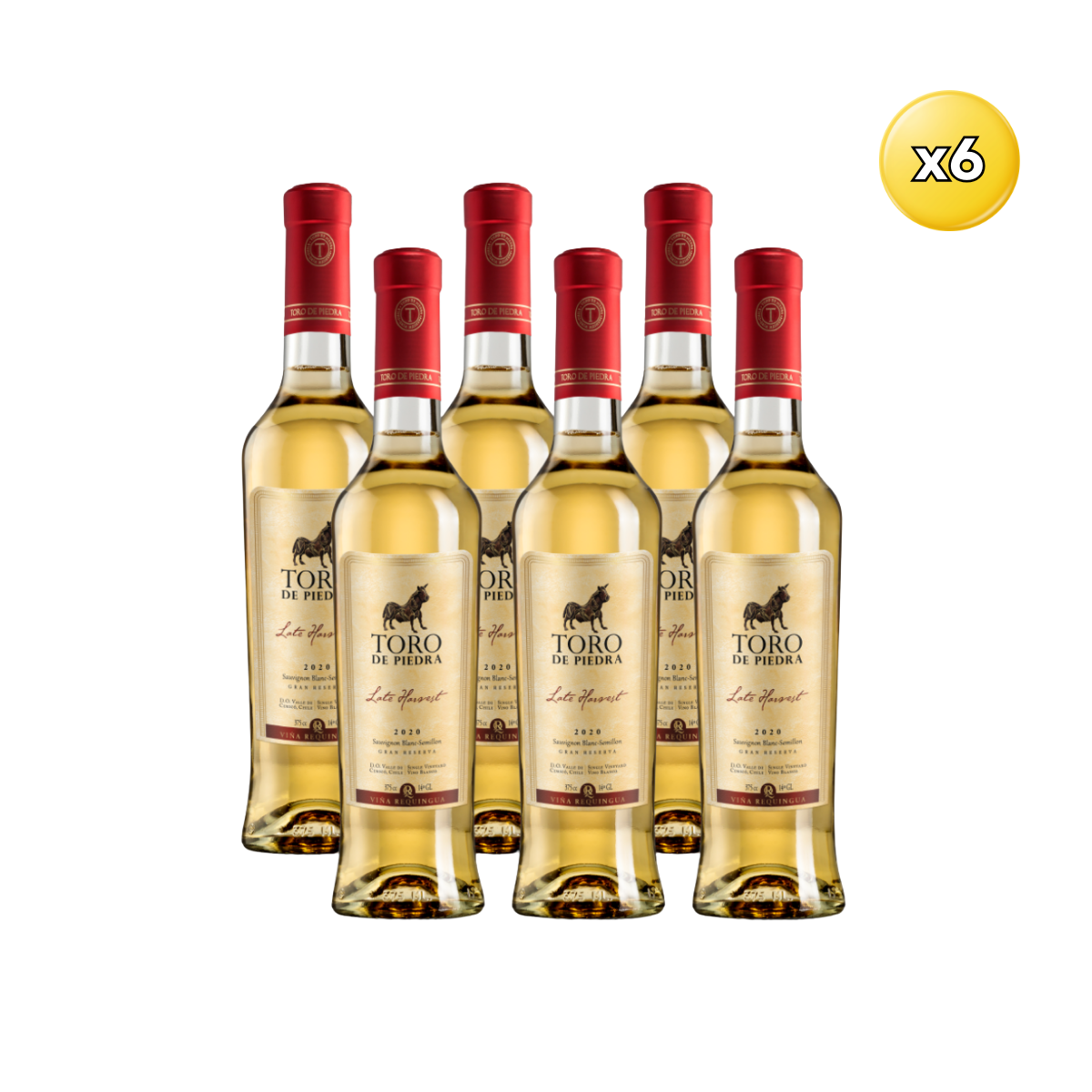 Toro de Piedra Late Harvest - Caja 6 Unidades 1