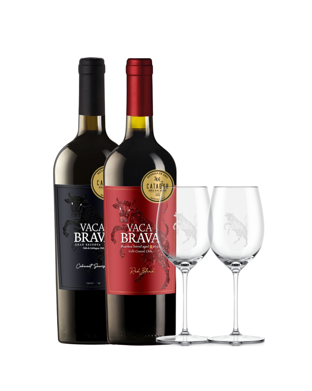 DÚO VACA BRAVA + COPAS 1