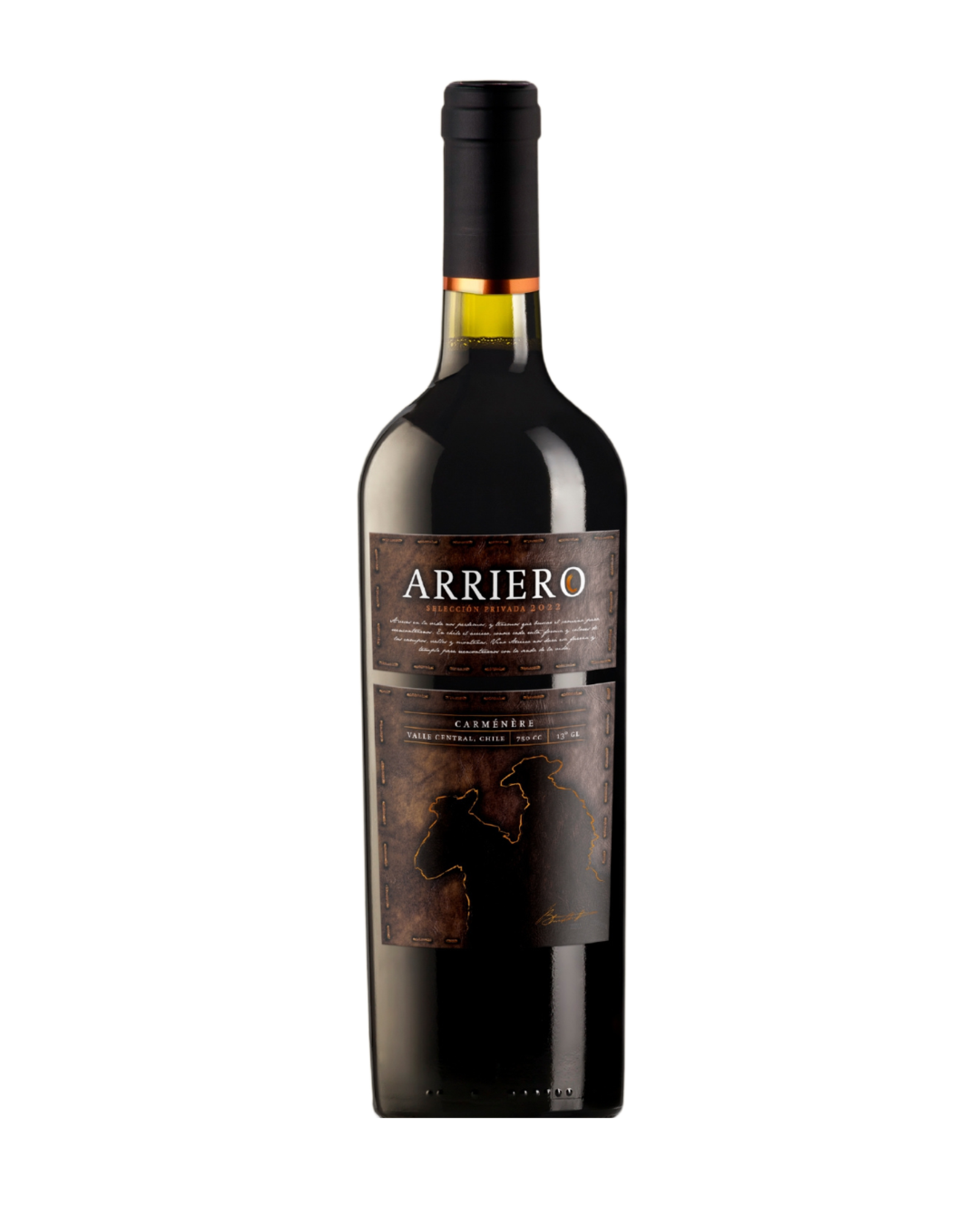 BOTELLA ARRIERO SELECCIÓN PRIVADA CARMENERE 1