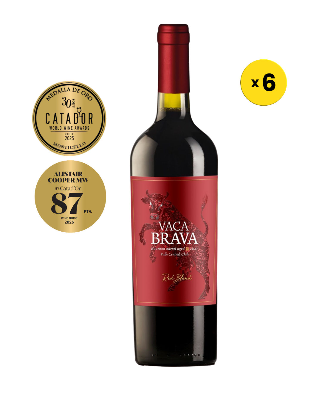 6x750cc Vaca Brava Gran Reserva Red Blend 1