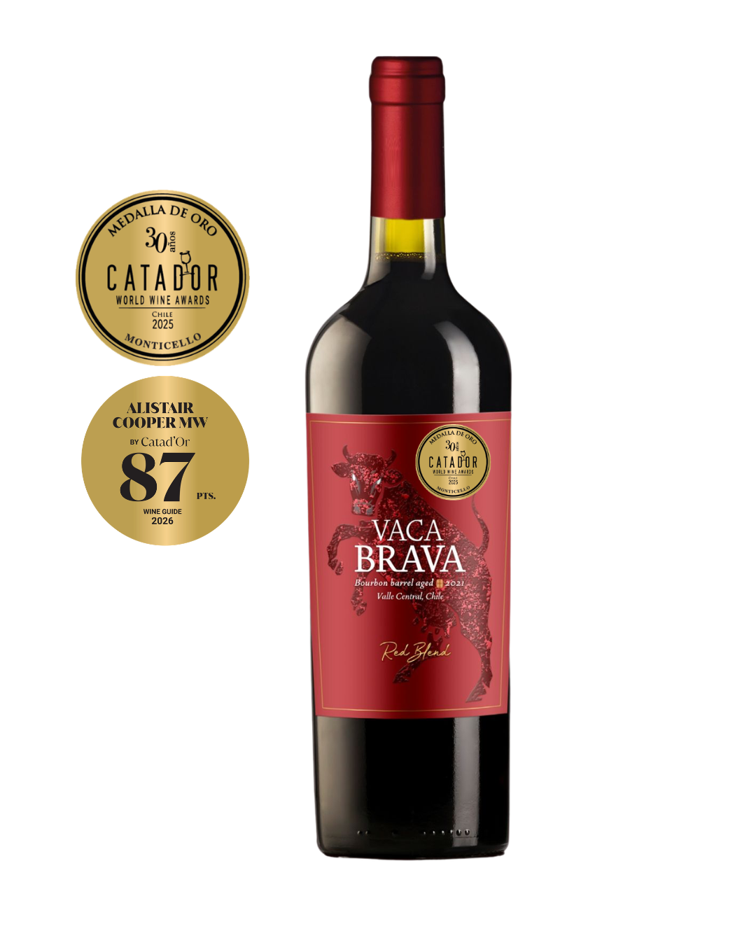 Botella Vaca Brava Gran Reserva Red Blend 750cc 1