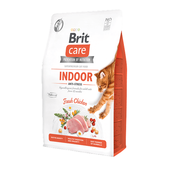 BRIT CARE CAT GRAIN FREE INDOOR ANTI STREES