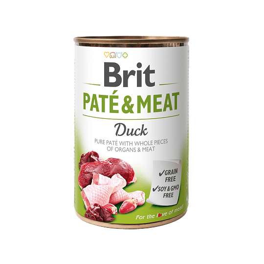 BRIT PATE Y MEAT DUCK 400 G