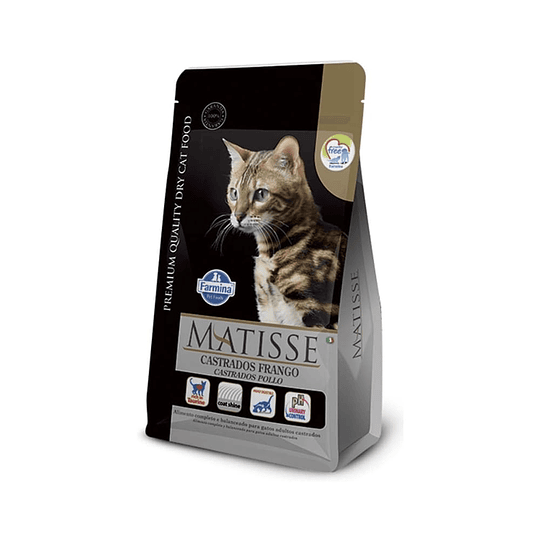 MATISSE CASTRADO FRANGO CAT 2 KG