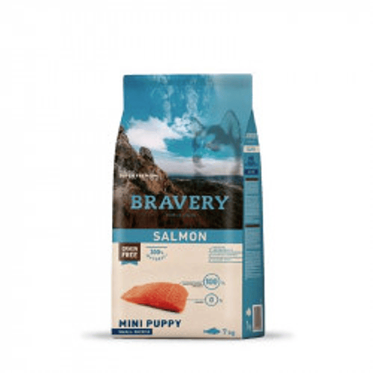 BRAVERY SALMON MINI PUPPY SMALL BREEDS 7 KGS