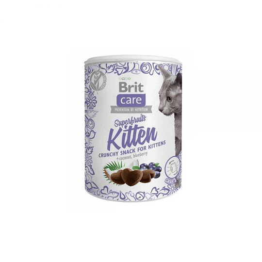 BRIT CARE SNACK SUPERFRUITS KITTEN