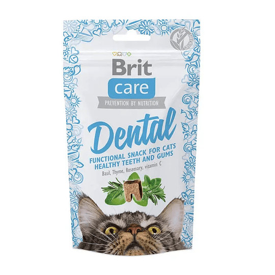 BRIT CARE CAT SNACK DENTAL FUNCTIONAL 50 G 