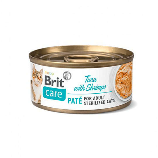 BRIT CARE CAT TUNA WITH SHRIMPS 70 G 