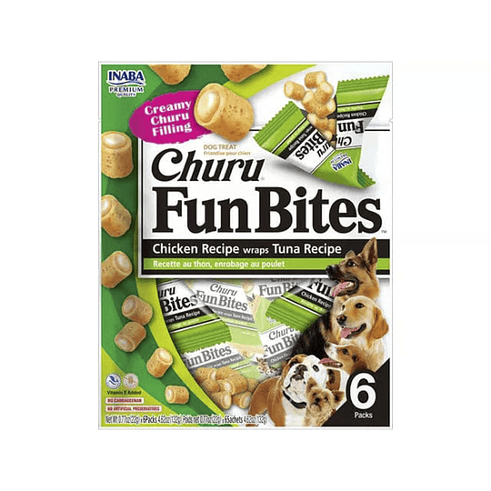 CHURU FUN BITES ATUN POLLO PERRO