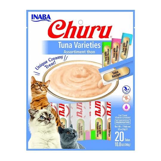 IB CHURU TUNA VARIETIES BAG 20 TUBES, 280 GR