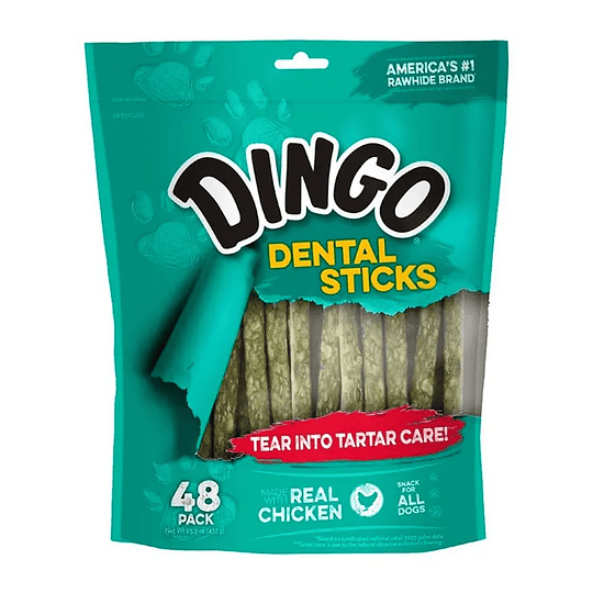 DINGO DENTAL MUNCHY STICK 48PK