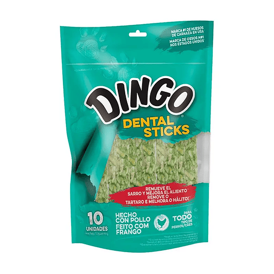 DINGO DENTAL STICKS, 90 GR, 10 UN