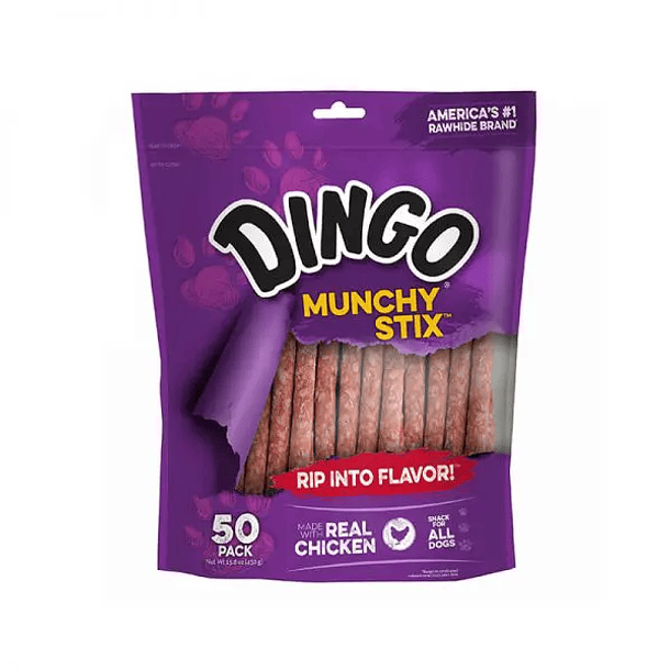 DINGO MUNCHY STICK 50PK