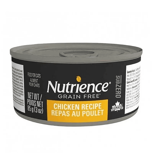 NUTRIENCE SUB ZERO GRAIN FREE CHICKEN 85 GR