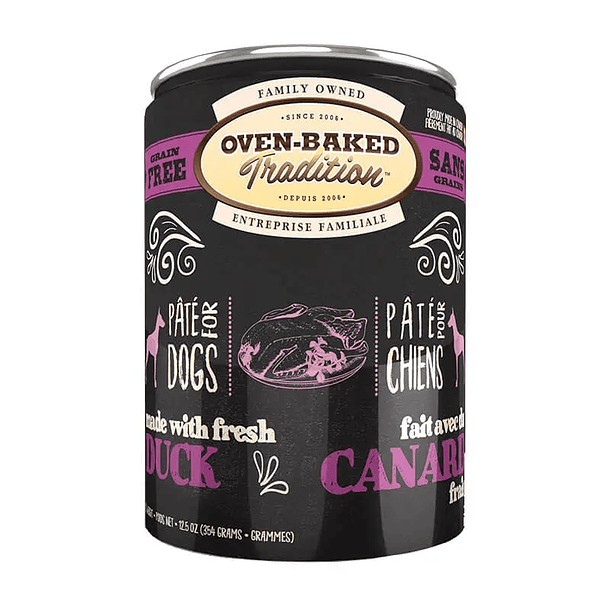 PATE DUCK ADULT DOG 354 G (12.5 oz)