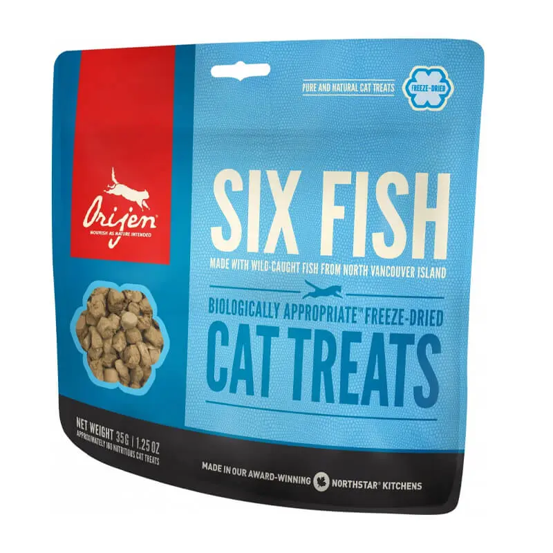 ORIJEN SIX FISH 35.5 G CAT TREATS