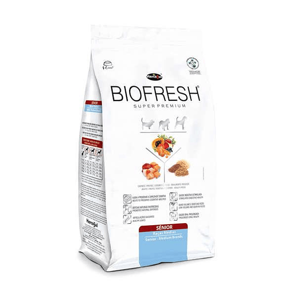 BIOFRESH SP PERROS SENIOR RAZA MED 12 KG 