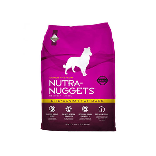 NUTRA NUGGETS LITE/SENIOR 15 KG